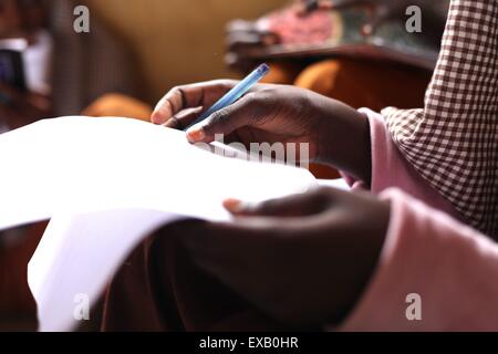 Islamische Grundschule in Nigeria Stockfoto