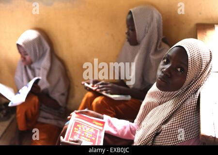 Islamische Grundschule in Nigeria Stockfoto