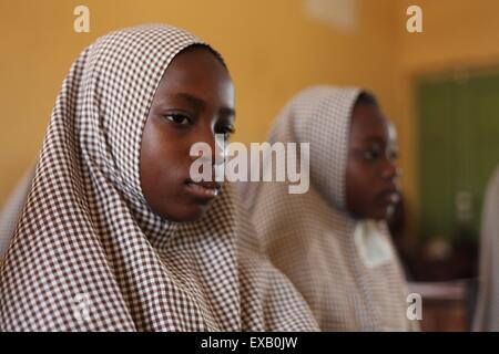 Islamische Grundschule in Nigeria Stockfoto