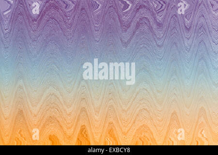 farbigen Hintergrund Illustration wellig, gelb, blau und violett Stockfoto