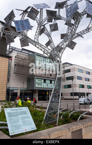 Die Energie Baum an-Bristol Science Centre ist Teil des Jahres, die Stadt als European Green Capital, Bristol, England, UK Stockfoto
