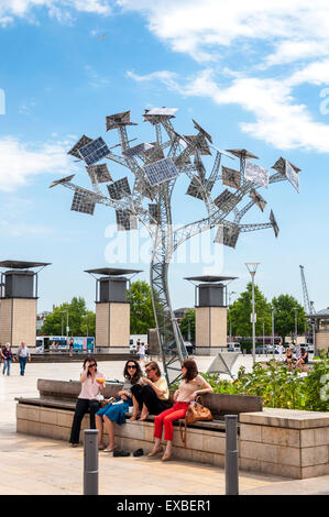 Die Energie Baum an-Bristol Science Centre ist Teil des Jahres, die Stadt als European Green Capital, Bristol, England, UK Stockfoto