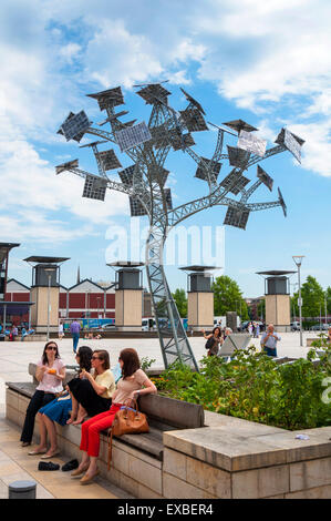 Die Energie Baum an-Bristol Science Centre ist Teil des Jahres, die Stadt als European Green Capital, Bristol, England, UK Stockfoto