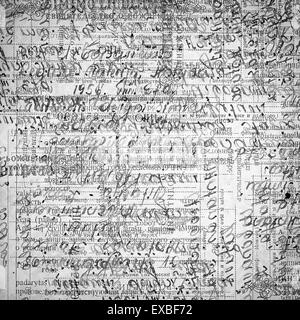 Vintage-Papier mit abstract-text Stockfoto
