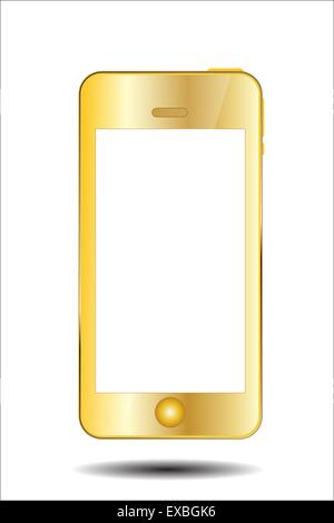 Gold Handy-Vektor-Illustration. Stock Vektor