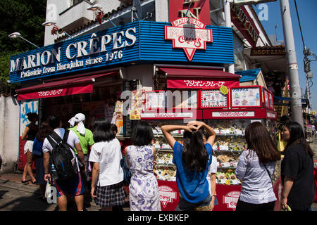 Takeshitadori Straße, Shibuya-Ku, Tokyo, Japan Stockfoto