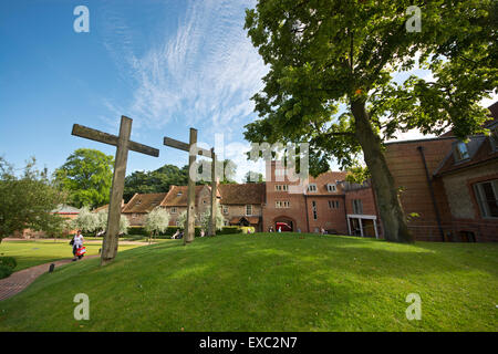 Schrein-Gärten Stockfoto