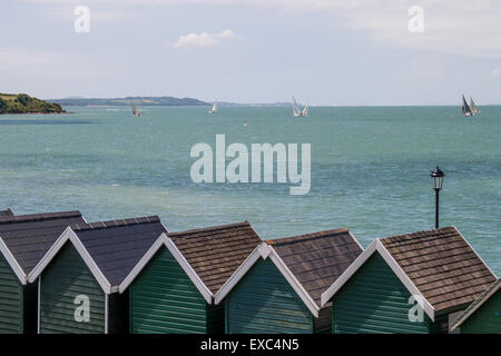 Knurrhahn Bay, Cowes, Isle Of Wight, Großbritannien Stockfoto