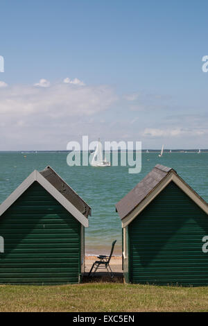 Knurrhahn Bay, Cowes, Isle Of Wight, Großbritannien Stockfoto