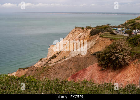 Alum Bay, der Isle Of Wight, Großbritannien Stockfoto