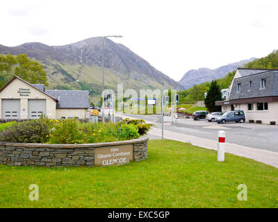 Glencoe Village, Glencoe, Argyll, Schottland. Stockfoto