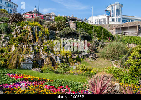 Die Kaskade, Ventnor, der Isle Of Wight, Großbritannien Stockfoto