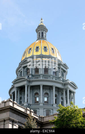 Kuppel, Bundesstaat Colorado Capitol Building, Denver, Colorado USA Stockfoto