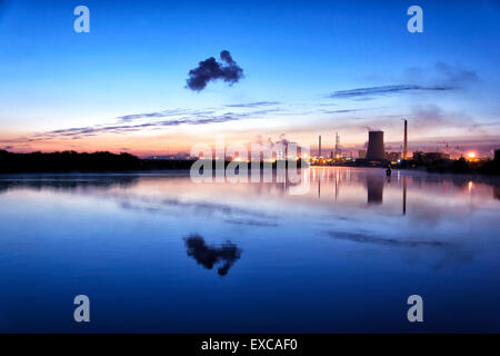 Stanlow Raffinerie ist eine Öl-Raffinerie Stockfoto