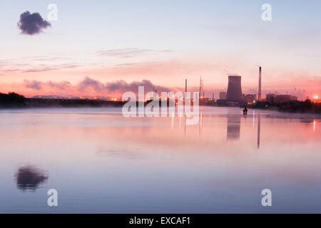 Stanlow Raffinerie ist eine Öl-Raffinerie Stockfoto