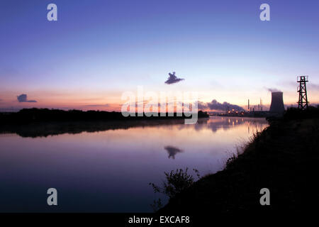 Stanlow Raffinerie ist eine Öl-Raffinerie Stockfoto