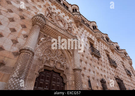 Palast von El Infantado, Palacio del Infantado, Guadalajara Stockfoto