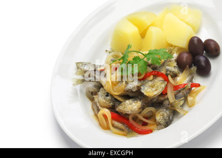 Stöcker Escabeche, spanische, portugiesische Küche Stockfoto