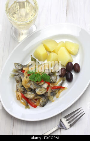 Stöcker Escabeche, spanische, portugiesische Küche Stockfoto