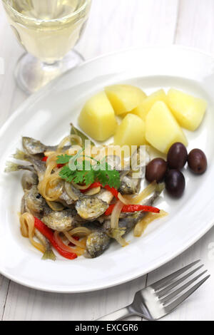 Stöcker Escabeche, spanische, portugiesische Küche Stockfoto