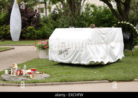 Beerdigung von Udo Jürgens am Wiener Zentralfriedhof mit: Atmosphäre wo: Wien, Österreich bei: 9. Mai 2015 Stockfoto