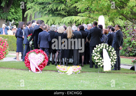 Beerdigung von Udo Jürgens am Wiener Zentralfriedhof mit: Atmosphäre wo: Wien, Österreich bei: 9. Mai 2015 Stockfoto