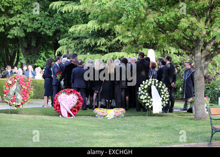 Beerdigung von Udo Jürgens am Wiener Zentralfriedhof mit: Atmosphäre wo: Wien, Österreich bei: 9. Mai 2015 Stockfoto