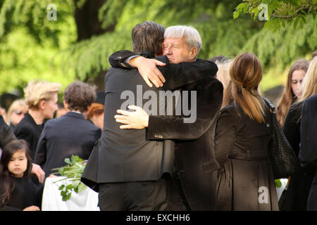 Beerdigung von Udo Jürgens am Wiener Zentralfriedhof mit: Atmosphäre wo: Wien, Österreich bei: 9. Mai 2015 Stockfoto