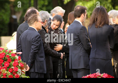 Beerdigung von Udo Jürgens am Wiener Zentralfriedhof mit: Atmosphäre wo: Wien, Österreich bei: 9. Mai 2015 Stockfoto