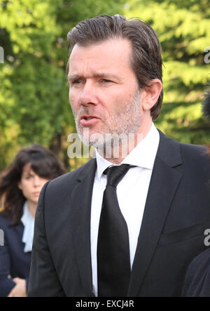 Beerdigung von Udo Jürgens am Wiener Zentralfriedhof mit: John Jürgens wo: Wien, Österreich bei: 9. Mai 2015 Stockfoto