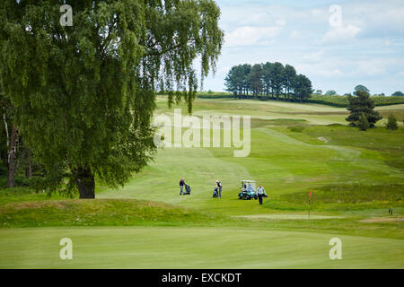 Abgebildete Delamere Forest Golf Club Freizeit entspannen Rasen Kurs gegründet 1910 und entworfen von der angesehenen archit Stockfoto