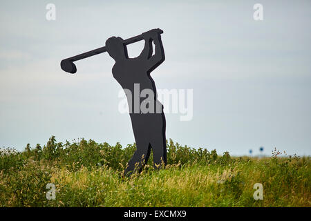 Bilder rund um Southport Bild einer Golf-Skulptur, Marine Drive Southport ist eine große Stadt in der Metropolitan Stockfoto