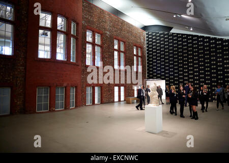 Manchester Whitworth Art Gallery Interieur Stockfoto