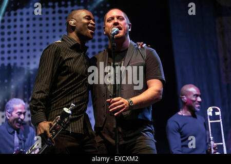 London, UK, 11. Juli 2015. UB40 Konzert im Freien, Kew Gardens Credit: Robert Stainforth/Alamy Live-Nachrichten Stockfoto