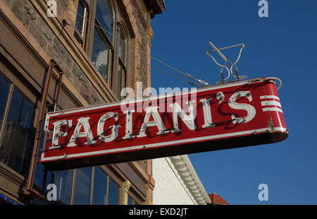 Thomas und Fagiani Bar, Napa CA Stockfoto