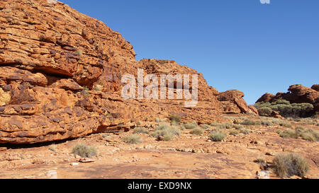 Landschaft des Kings Canyon, Outback von Australien Stockfoto