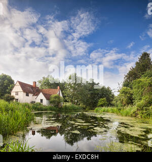 Lott Haus, Flatford Mühle, Dedham Vale, Suffolk, England, in Constable Land. Stockfoto