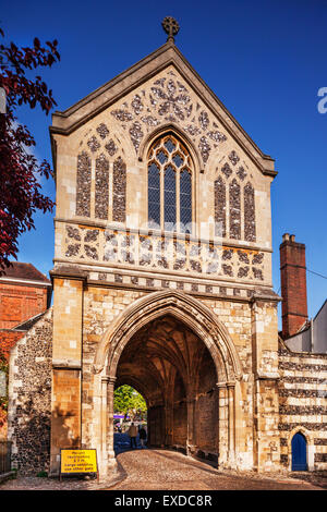 Ethelbert Tor, Norwich Cathedral, Norwich, Norfolk, England Stockfoto