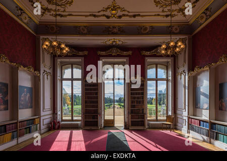 Zimmer in Wrest Park Mansion House, in der Nähe von Bedfordshire, Bedfordshire, England Stockfoto