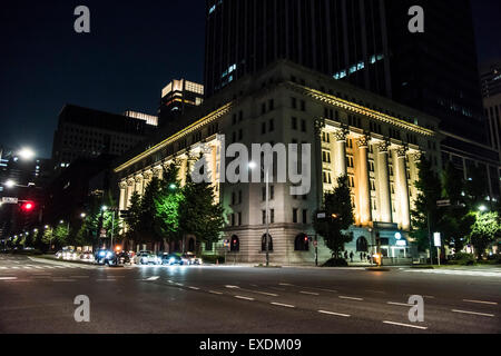 Meijiseimeikan Gebäude, Chiyoda-Ku, Tokyo, Japan Stockfoto