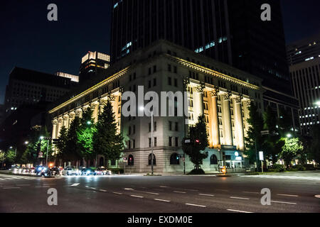 Meijiseimeikan Gebäude, Chiyoda-Ku, Tokyo, Japan Stockfoto