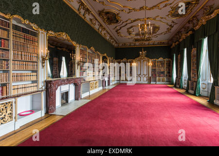 Zimmer in Wrest Park Mansion House, in der Nähe von Bedfordshire, Bedfordshire, England Stockfoto