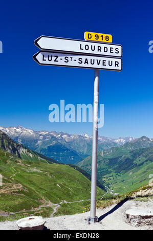 Col de Tourmalet, Pyrenäen, Frankreich Stockfoto