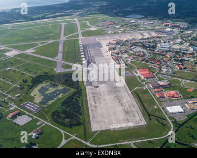 Luftaufnahme der MacDill Air Force Base in Tampa Florida Stockfoto