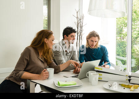 Start-up-Unternehmen Team treffen Stockfoto