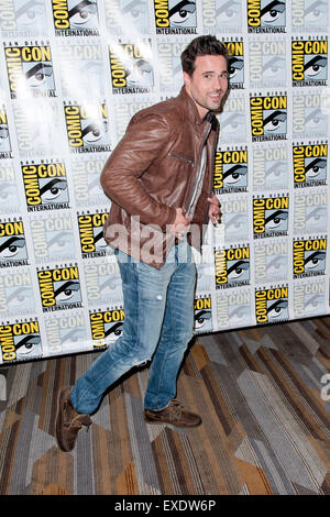 Brett Dalton beim Fototermin im Zusammenhang mit der Marvel-Fernsehserie "Agenten des Shield" an der San Diego Comic-Con International 2015 Im San Diego Convention Center. San Diego, 10.07.2015 Stockfoto