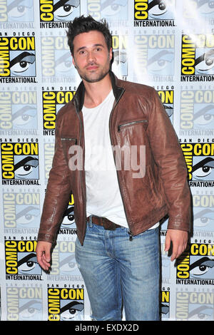 Brett Dalton beim Fototermin im Zusammenhang mit der Marvel-Fernsehserie "Agenten des Shield" an der San Diego Comic-Con International 2015 Im San Diego Convention Center. San Diego, 10.07.2015 Stockfoto