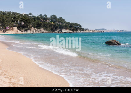 Kann Cristos Strand, Calonge. Stockfoto