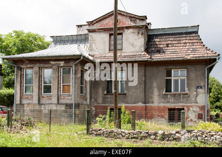 Das ehemalige Haus von Kapitän Amon Goeth der SS aus wo er jüdische Häftlinge regelmäßig schießen würde. Stockfoto