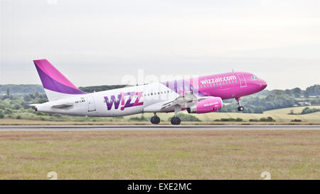 Wizz Air a320 HA-LPA vom Flughafen London-Luton LTN Stockfoto